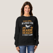 Gaming-Gamer - Barteter Drache 1 Sweatshirt (Vorne ganz)