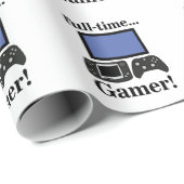 Gaming Gamer Funny Birthday Geschenkpapier (Rolleneckpunkt)