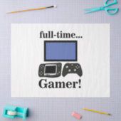 Gaming Gamer Funny Birthday Seidenpapier (Basteln)