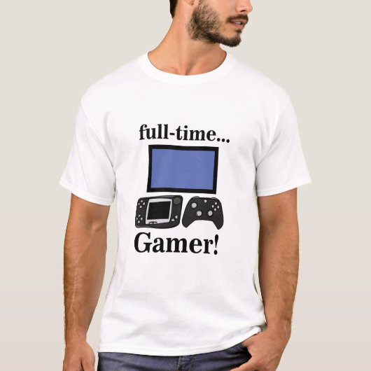 Gaming Gamer Funny T-Shirt (Vorderseite)