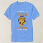 Gaming Gamer Pizza 920 T-Shirt (Design vorne)