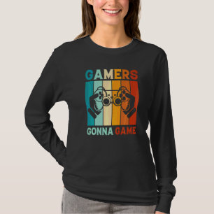 Gaming Gamer werden Gamer zocken Videospiele T-Shirt