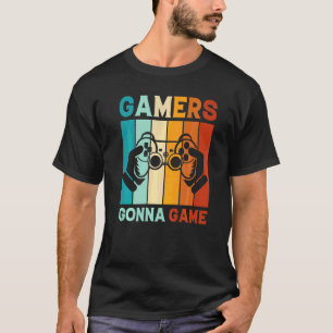 Gaming Gamer werden Gamer zocken Videospiele T-Shirt