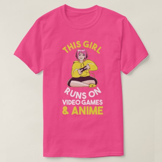 Gaming Games Gamer Anime Premium T-Shirt (Design vorne)