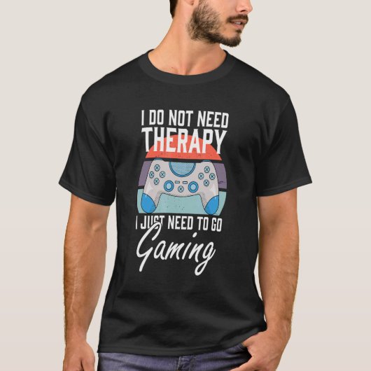 Gaming Gaming Console Controller Game T-Shirt (Vorderseite)