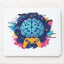 Gaming-Gehirn-Mauspad