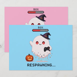 Gaming-Geist Halloween-Wiederbelebung Dankeskarte