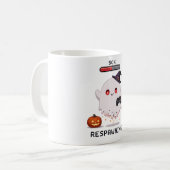 Gaming-Geist Halloween-Wiederbelebung Kaffeetasse (Vorderseite Links)