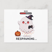 Gaming-Geist Halloween-Wiederbelebung Postkarte (Vorderseite)