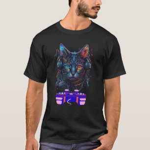 Gaming German Rex Cat Player Animal Video Gamer Me T-Shirt
