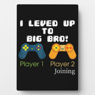 Gaming-Geschenk I Stufe bis zu Big Bro Bruder anwe Fotoplatte