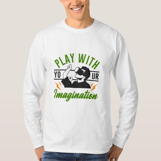 Gaming-Geschenk mit Ihrer Fantasie T-Shirt (Vorderseite)