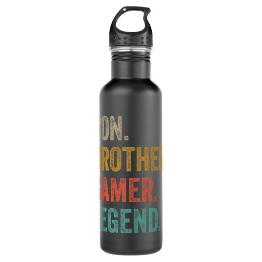 Gaming-Geschenke für Jugendliche im Alter von 8-16 Edelstahlflasche (Vorderseite)