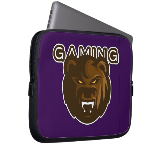 Gaming-Gesicht Laptopschutzhülle (Vorne Rechts)