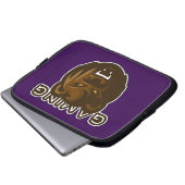 Gaming-Gesicht Laptopschutzhülle (Vorne Knopf)