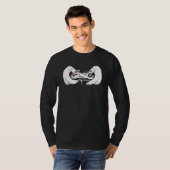 Gaming Girl Controller Console Player Cool Gamer T-Shirt (Vorne ganz)