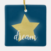 Gaming Gold Star Keramikornament (Vorderseite)