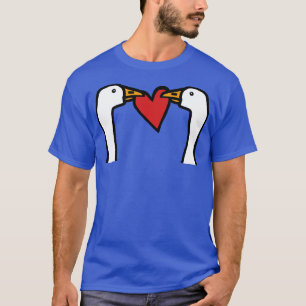 Gaming Goose X Zwei Stehlen ein Herz auf Valentine T-Shirt