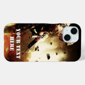 Gaming Ground Combat Soldier Case-Mate iPhone Hülle (Rückseite (Horizontal))
