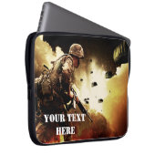 Gaming Ground Combat Soldier Laptopschutzhülle (Vorne Rechts)
