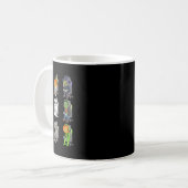 Gaming Halloween Skeleton Vampire Gamer Zombie Boy Kaffeetasse (Vorderseite Links)