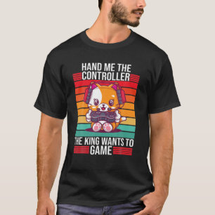 Gaming Hand an den Controller King Console Gamer T-Shirt