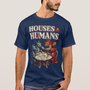 Gaming Häuser Menschen Lustige RPG Parodie Gamer M T-Shirt