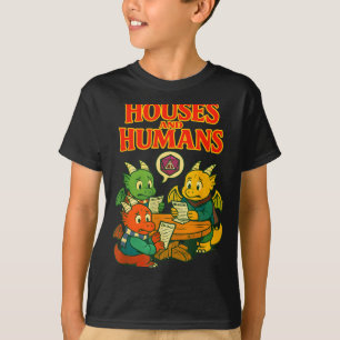 Gaming-Häuser und Menschen Lustiges Rpg Gamer Männ T-Shirt