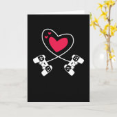Gaming Heart Valentinstag Liebe Gamer Karte (Gelbe Blume)
