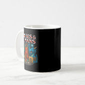 Gaming Houses And Humans Funny Game Rpg Gamer Men  Kaffeetasse (Vorderseite Links)