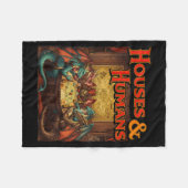 Gaming Houses Humans Funny Rpg Parody Gamer Men Bo Fleecedecke (Vorderseite (Horizontal))