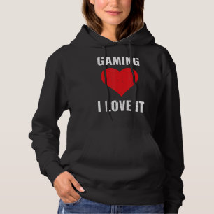 Gaming I Liebe It Gamer Computer Games PC Video Ga Hoodie