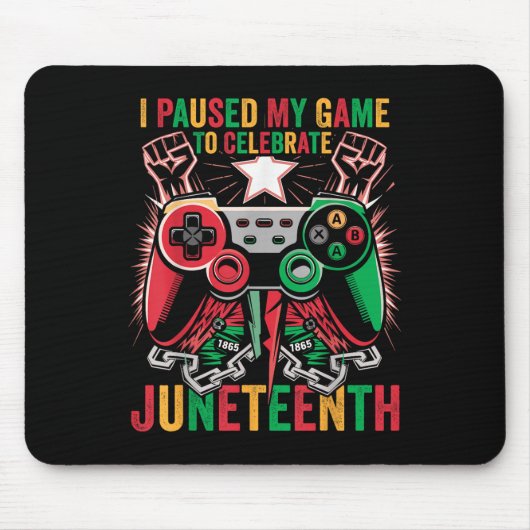 Gaming Ich habe mein Spiel unterbrochen, um Junete Mousepad (Vorne)