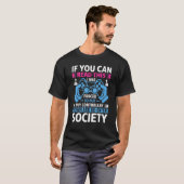 Gaming If You Can Read This I Was Forced Gamer Vid T-Shirt (Vorne ganz)