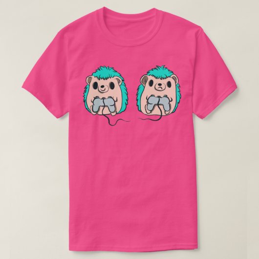Gaming-Igel T-Shirt (Design vorne)
