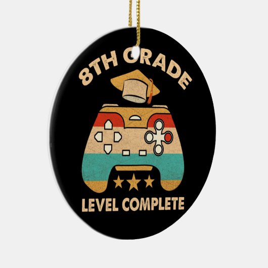 Gaming in der achten Stufe Keramik Ornament (Rechts)