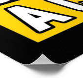 Gaming ist kein Verbrechen - lustiger Videospieler Poster (Ecke)