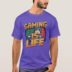 Gaming ist Leben Retro Vintage T-Shirt