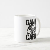 Gaming ist mein Cardio - Funny Gamer Spaß Kaffeetasse (VorderseiteRechts)