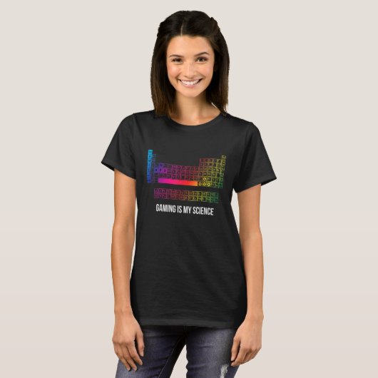 Gaming ist mein Science RGB Keyboard war Cool Chri T-Shirt (Vorne ganz)