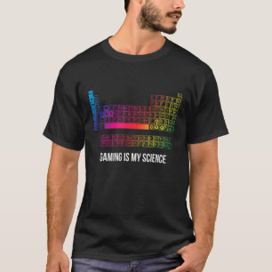 Gaming ist mein Science RGB Keyboard war Cool Chri T-Shirt