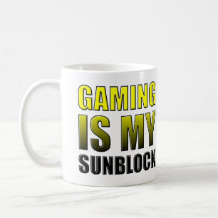 Gaming ist mein Sonnenschutz Lustiger Becher oder Kaffeetasse