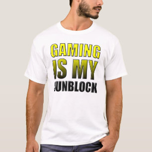 Gaming ist mein Sonnenschutz Lustiges T-Shirt