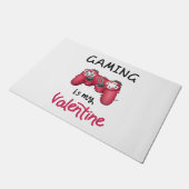 Gaming ist mein Valentine Fußmatte (Schrägansicht)
