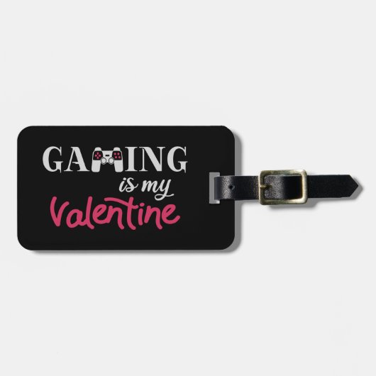 Gaming ist mein Valentine Gepäckanhänger (Vorderseite horizontal)