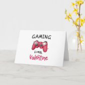 Gaming ist mein Valentine Karte (Gelbe Blume)