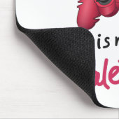 Gaming ist mein Valentine Mousepad (Ecke)