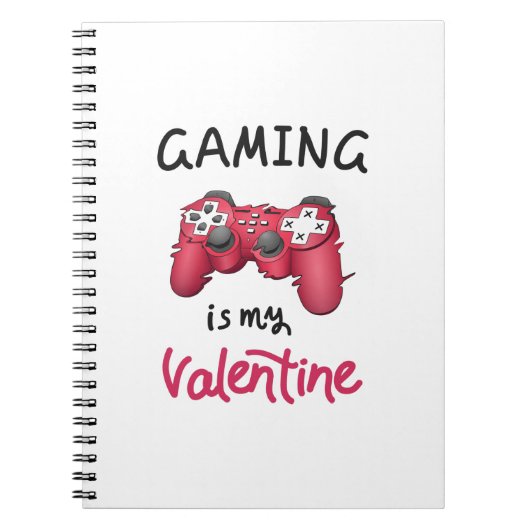 Gaming ist mein Valentine Notizblock (Vorderseite)