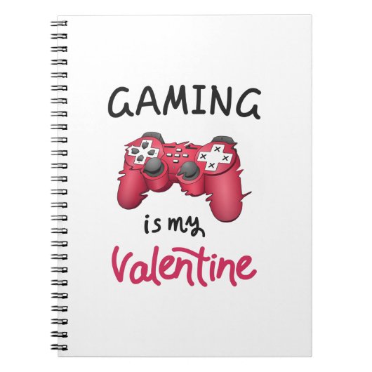 Gaming ist mein Valentine Notizblock (Vorderseite)
