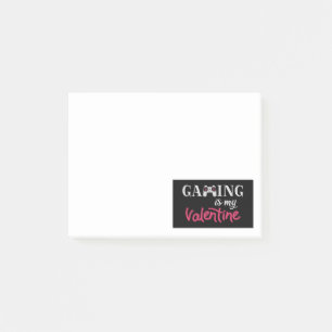 Gaming ist mein Valentine Post-it Klebezettel